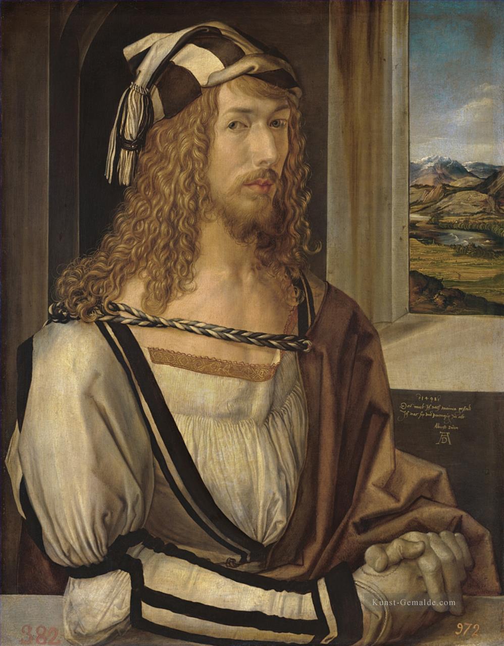 Selbst Porträt bei 26 Nothern Renaissance Albrecht Dürer Ölgemälde